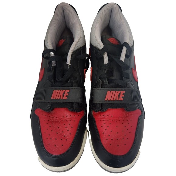 Nike Air Jordan Legacy 312 Low Bred Cement Men\'s Size 11 Black  White Red Gray
